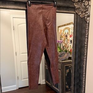 Commando Brown Textured Leggings